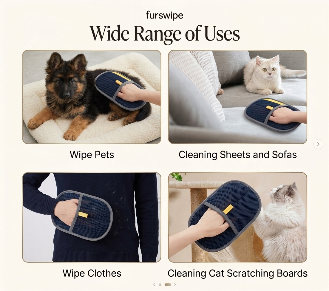FurSwipe™ Pet Hair Remover Glove